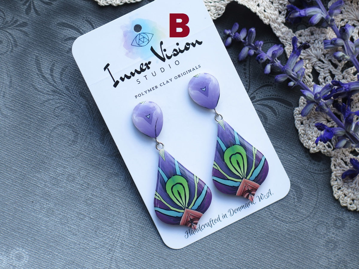 'Magenta Dream' Turkish Drop Earring